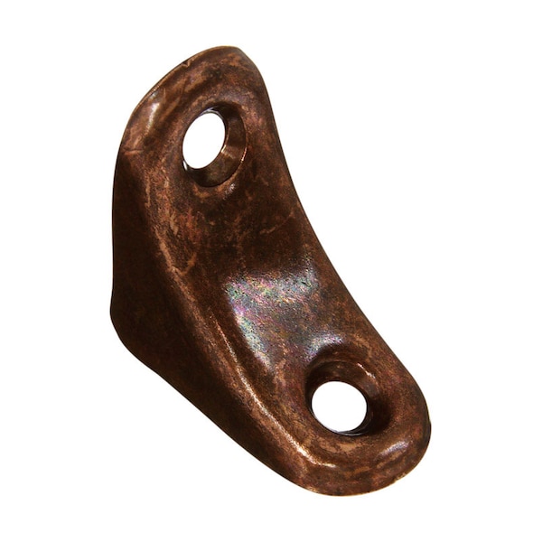 National Hardware National Hardware 1 in. H X 3/4 in. W Antique Bronze Steel Inside Chair Brace N176-347 - main